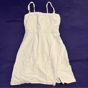 Abercrombie & Fitch Light Green Smocked Dress